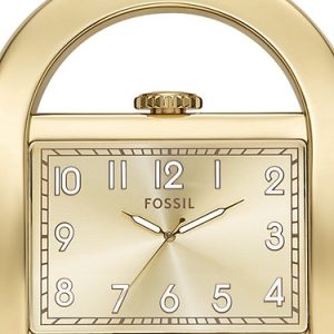 Harwell 53mm Three-Hand Gold-Tone Desk Clock