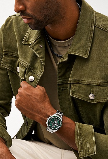 Autocross 42mm Multifunction Stainless Steel Watch - Image 2
