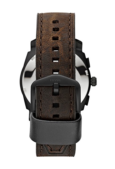 Machine 42mm Chronograph Brown Leather Watch - Image 3
