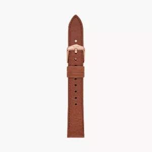 16mm Medium Brown LiteHide? Leather Strap