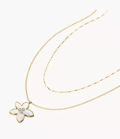 Sutton The Flower Collection Mother-of-Pearl Multi-Strand Necklace - Image 3