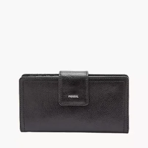 Logan Leather RFID Tab Clutch Wallet