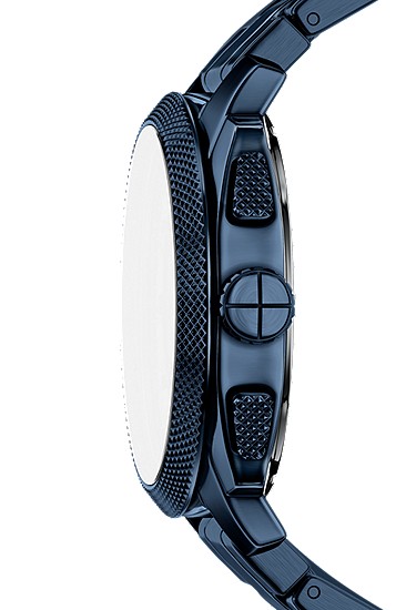Machine 44mm Chronograph Navy Stainless Steel Watch - Image 4