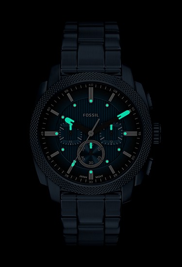 Machine 44mm Chronograph Navy Stainless Steel Watch - Image 7