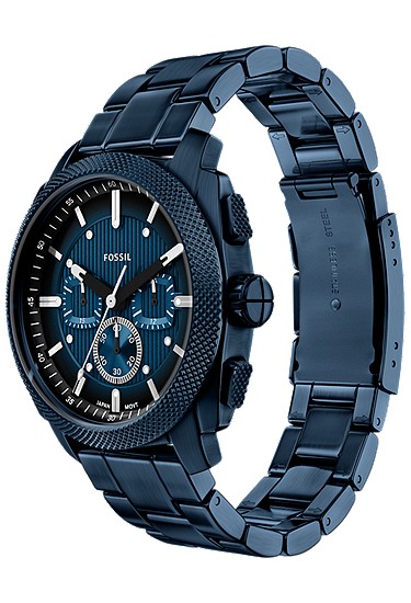 Machine 44mm Chronograph Navy Stainless Steel Watch - Image 8