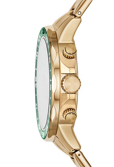 Bannon 45mm Multifunction Gold-Tone Stainless Steel Watch - Image 3