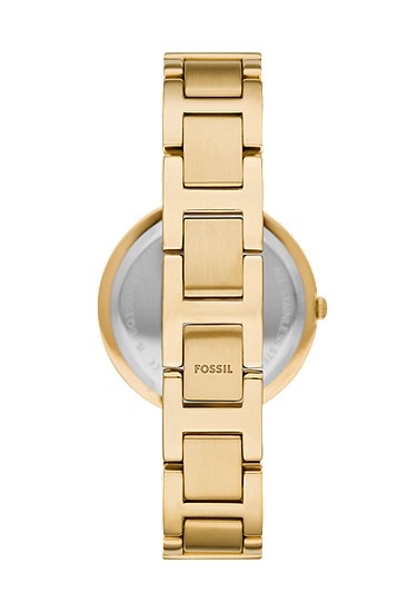 Karli 32mm Three-Hand Gold-Tone Watch and Bracelet Set - Image 3