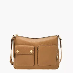 Maysen Leather Cargo Crossbody Bag