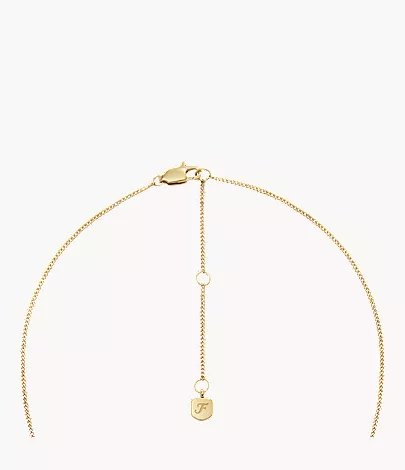 Libra Sutton Zodiac Gold-Tone Stainless Steel Pink Mother-of-Pearl Pendant Necklace - Image 5