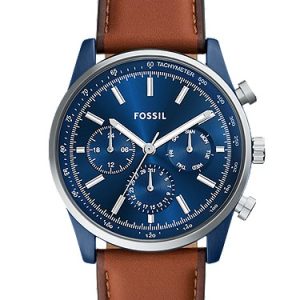 Sullivan 44mm Multifunction Brown Leather Watch