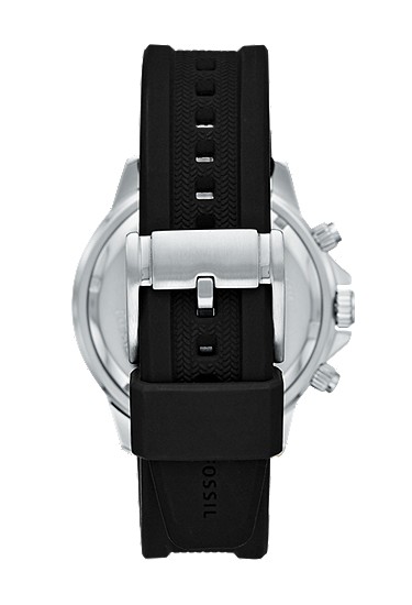 Bannon 45mm Multifunction Black Silicone Watch - Image 2