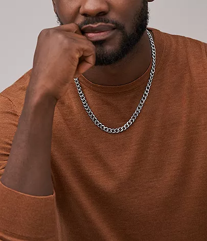 Ellis Core Chains Stainless Steel Chain Necklace - Image 2