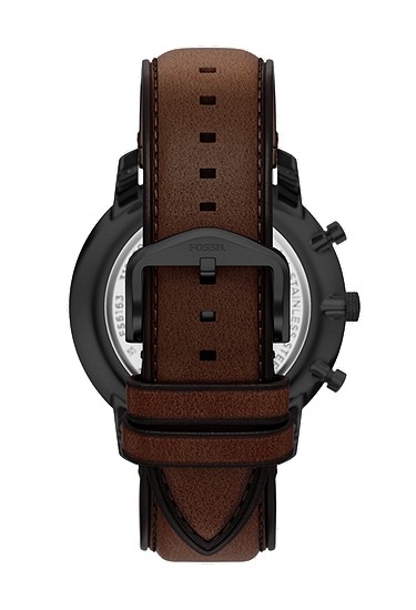 Neutra 44mm Chronograph Brown Leather Watch - Image 3