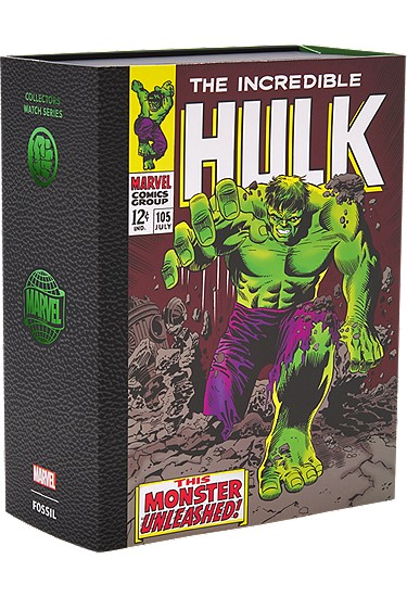 Marvel x Fossil Limited-Edition Incredible Hulk 45mm Automatic Watch - Image 8