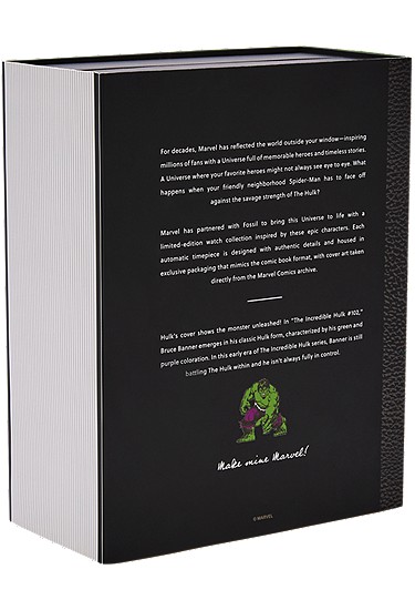 Marvel x Fossil Limited-Edition Incredible Hulk 45mm Automatic Watch - Image 9