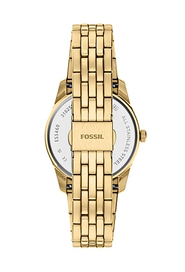 Scarlette 34mm Three-Hand Day-Date Gold-Tone Stainless Steel Watch - Image 3
