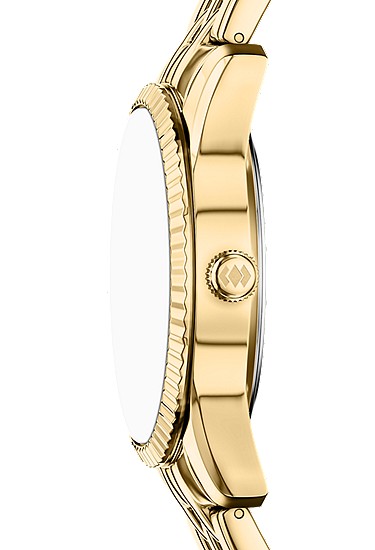 Scarlette 34mm Three-Hand Day-Date Gold-Tone Stainless Steel Watch - Image 4