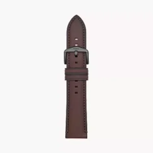 22mm Dark Brown LiteHide? Leather Strap