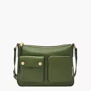 Maysen Leather Cargo Crossbody Bag