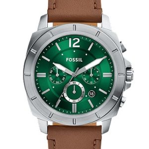 Privateer 45mm Chronograph Brown Leather Watch