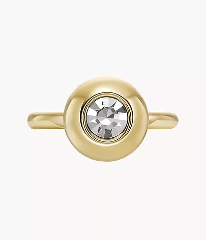Bright Baubles Gold-Tone Brass Center Focal Ring