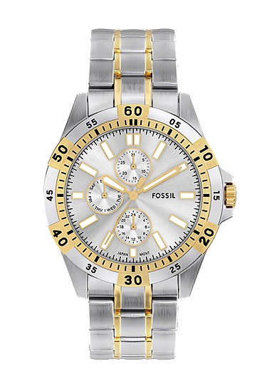 Garrett 44mm Multifunction Two-Tone Stainless Steel Watch