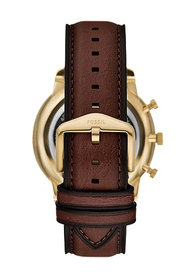 Neutra 44mm Chronograph Brown Leather Watch - Image 3