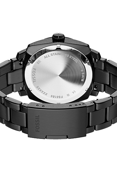 Machine 41mm Three-Hand Date Black Stainless Steel Watch - Image 6