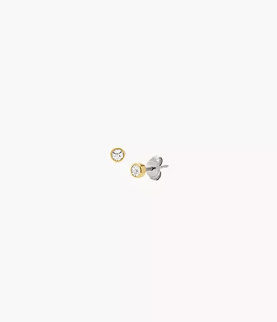Sadie Gold-Tone Stainless Steel Heart Necklace and Earrings Gift Set - Image 8