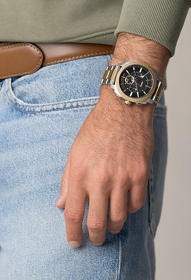 Machine 44mm Chronograph Two-Tone Stainless Steel Watch - Image 2