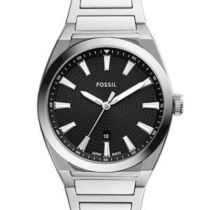 Everett 42mm Three-Hand Date Stainless Steel Watch