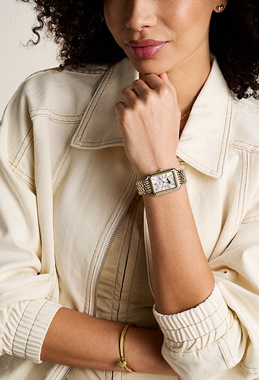 Raquel 29mm Sun Moon Multifunction Two-Tone Stainless Steel Watch - Image 2