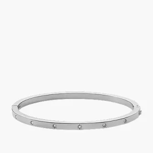 Sadie Shine Bright Stainless Steel Bangle Bracelet