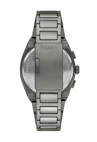 Everett 44mm Chronograph Smoke Stainless Steel Watch - Image 3