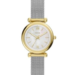 Carlie Mini 28mm Three-Hand Stainless Steel Watch
