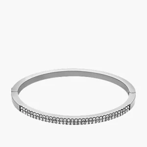 Ellis Pav?? Glitz Stainless Steel Bangle Bracelet
