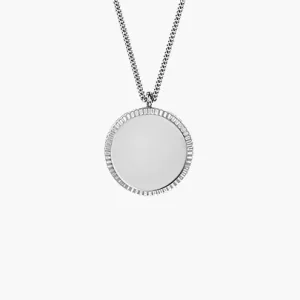 Ellis Stainless Steel Pendant Necklace