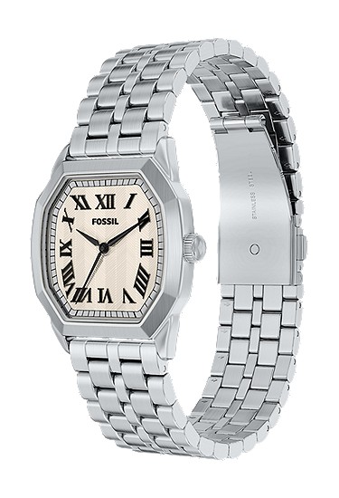 Harlow 33mm Three-Hand Stainless Steel Watch - Image 7