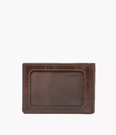 Derrick Leather Money Clip Bifold Wallet - Image 3