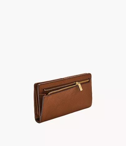 Liza Leather Slim Bifold Wallet - Image 4