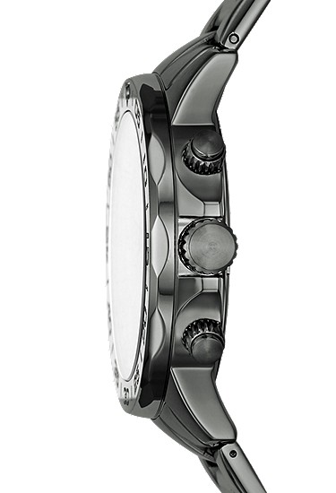 Bannon 45mm Multifunction Smoke Stainless Steel Watch - Image 3