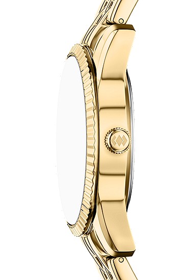 Scarlette 34mm Three-Hand Day-Date Gold-Tone Stainless Steel Watch - Image 4