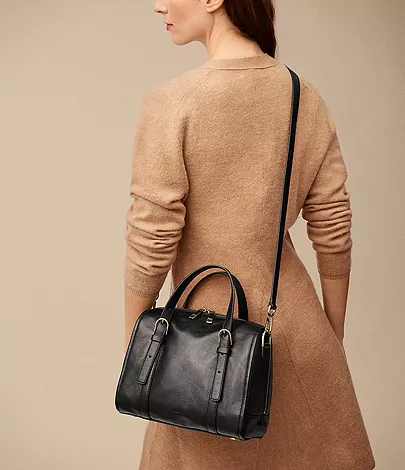Carlie Leather Satchel - Image 5