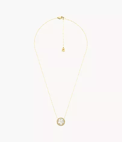 Merrit Northlight Collection Gold-Tone Stainless Steel Pendant Necklace - Image 5