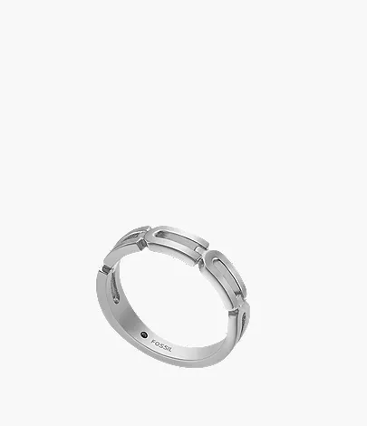 Heritage D-Link Chain Stainless Steel Band Ring - Image 3