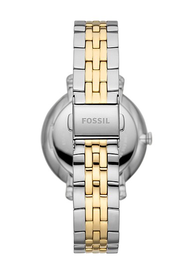 Jacqueline 36mm Sun Moon Multifunction Two-Tone Stainless Steel Watch - Image 2