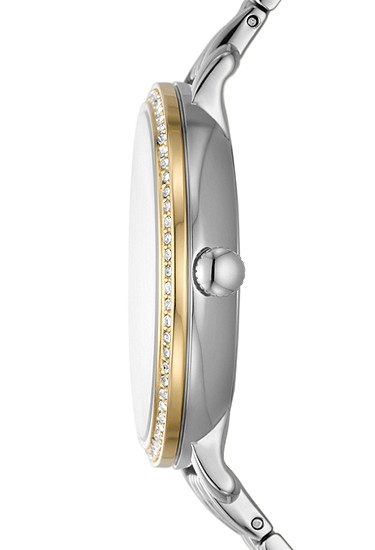Jacqueline 36mm Sun Moon Multifunction Two-Tone Stainless Steel Watch - Image 3