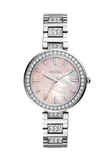 Karli 32mm Three-Hand Silver-Tone Watch