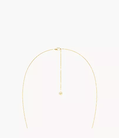 Sutton The Flower Collection Gold-Tone Stainless Steel Pendant Necklace - Image 5