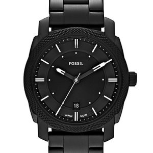 Machine 42mm Black Stainless Steel Watch